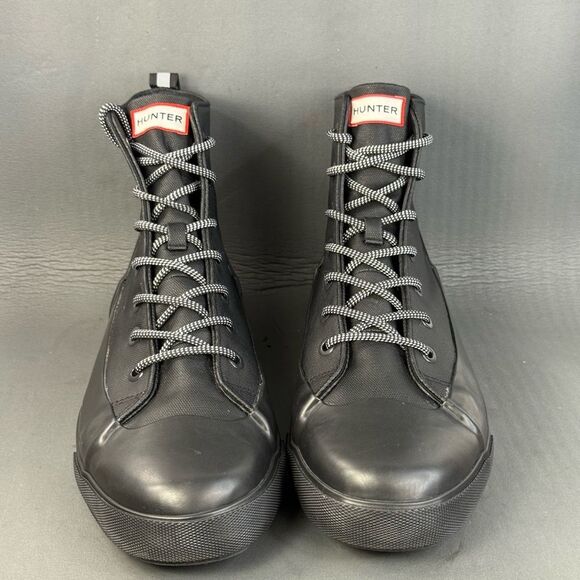 Hunter dipped high top canvas sneaker sneaker boot shoes for men size 13 - Picture 2 of 8